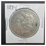 1884 Morgan Silver Dollar