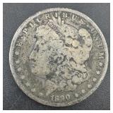 1890-o Morgan Silver Dollar