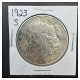 1923-s Peace Silver Dollar