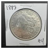 1887 Morgan Silver Dollar