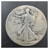 1942 Walking Liberty Silver Half Dollar