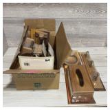 Oak Towel Rings and Clothes Hooks