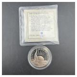 1986 Liberty Half Dollar; Silver-clad Coin