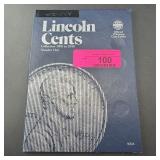 Wheat Cent Penny Book 1909ï¿½1940, Partial Book