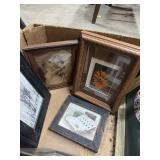 Picture Frames; Assorted frames.