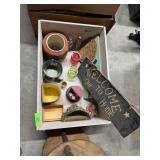 Haeger Pottery & Office Lot; Haeger pottery, glass