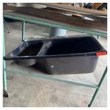 Granite Top Dual Sink; 22x32 dual granite-top sink