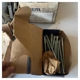 Machine Bolts; Box with 1/2 inch by 10 inch machin