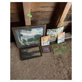 Canvas Prints; Assortment of canvas prints and pai