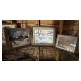 Paintings; Assortment of prints and framed paintin