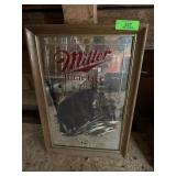 Miller High Life Black Bear Mirror; Wildlife Serie