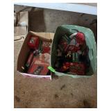 Christmas Dï¿½cor; Assortment of Christmas items and