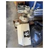 Glass & Light Shades; Large lot; includes ~29" ki