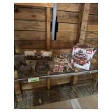 Terry Redlin Cabin Displays; Three Redlin cabin di