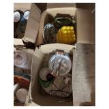 Teacups & Glassware; Large assortment of teacups,