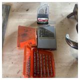 Drill Bit Sets; Four small drill bit sets.