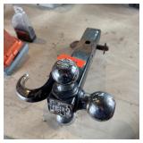 Receiver Hitch Set; 3-way receiver hitch with 2-5/