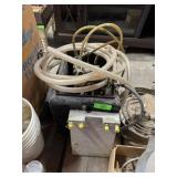 Tap Box; Tap box with assorted tapping items.