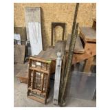 Wall Shelf Posts & Vintage Trim; Assortment of wal
