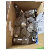 Salt & Pepper Shakers; Assortment of heavy glass s