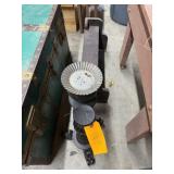 Candle Holders & Shelf; Two candle holders and a d