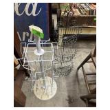 Wire Shelving Racks; Two racks ï¿½ one CD rack, one