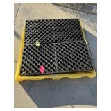 Poly Containment Pallet; Approx. 53" x 52" palle