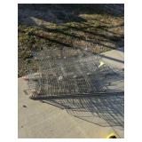 Wire Wall-Mount Racks; Eight units (~64" overall