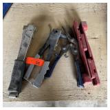 Miscellaneous Tool Lot; Pop riveter, stapler, and