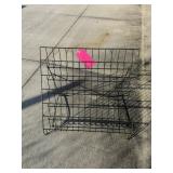 Metal Book Rack; ~30" wide.