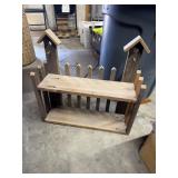 Decorative Wooden Shelf; Bird theme.