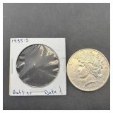 1935-S Peace Silver Dollar