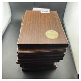 (Times 9) Nine 1972 Silver Ike Dollars in Box