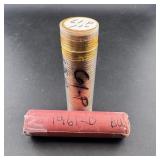 (times 2) Two Rolls Of 1961 P & D Pennies