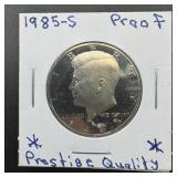 1985-S Kennedy Proof Half Dollar