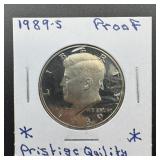 1989-S Kennedy Proof Half Dollar