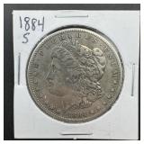1884-S Morgan Silver Dollar