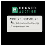 Inspection Dates:  By Appointment. Location: 504 B