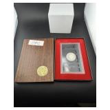 1973-s Eisenhower Dollar In Box