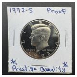 1993-S Kennedy Proof Half Dollar