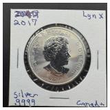 1 oz .999 Fine Canada Silver Round