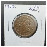 1852 Large Cent