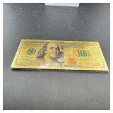 8-Piece Set - $100 Gold Foil Bills