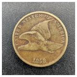 1858 Flying Eagle Cent