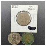 1857 Flying Eagle Cent