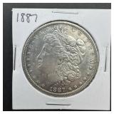1887 Morgan Silver Dollar