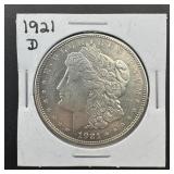 1921-D Morgan Silver Dollar