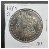 1884-O Morgan Silver Dollar