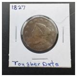 1827 Large Cent