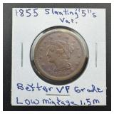 1855 Large Cent